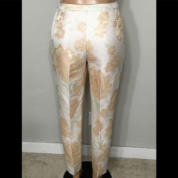 New. Peach and mint tapestry pants. NWOT - Picture 5 of 7